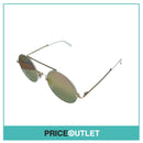 White Frame Sunglasses With Gold Trim RRP £325 (6)
