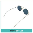 White Frame Sunglasses With Gold Trim RRP £325 (6)