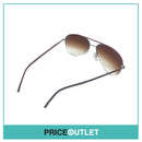 Pink Leather & Silver Frame Pilot Sunglasses RRP £325