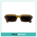 Yellow & Brown Shimmer Patterned Sunglasses RRP £325