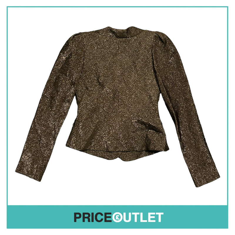 David Szeto - Black Sparkly Long Sleeve Jacket - Size 38 - BRAND NEW WITH TAGS