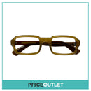No Lens Yellow & Brown Shimmer Patterned Glasses RRP £325