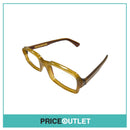 No Lens Yellow & Brown Shimmer Patterned Glasses RRP £325