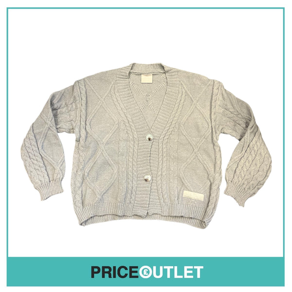 Taylor Swift - The Tortured Poets Department Cardigan - Size MD/LG(Grey) (Slight Damage)