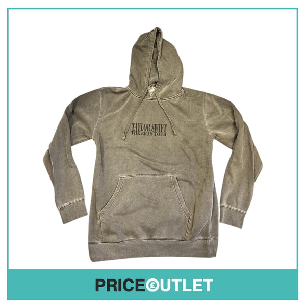 Original Taylor Swift - The Eras Tour - Charcoal Hoodie (Size M) (Damaged)