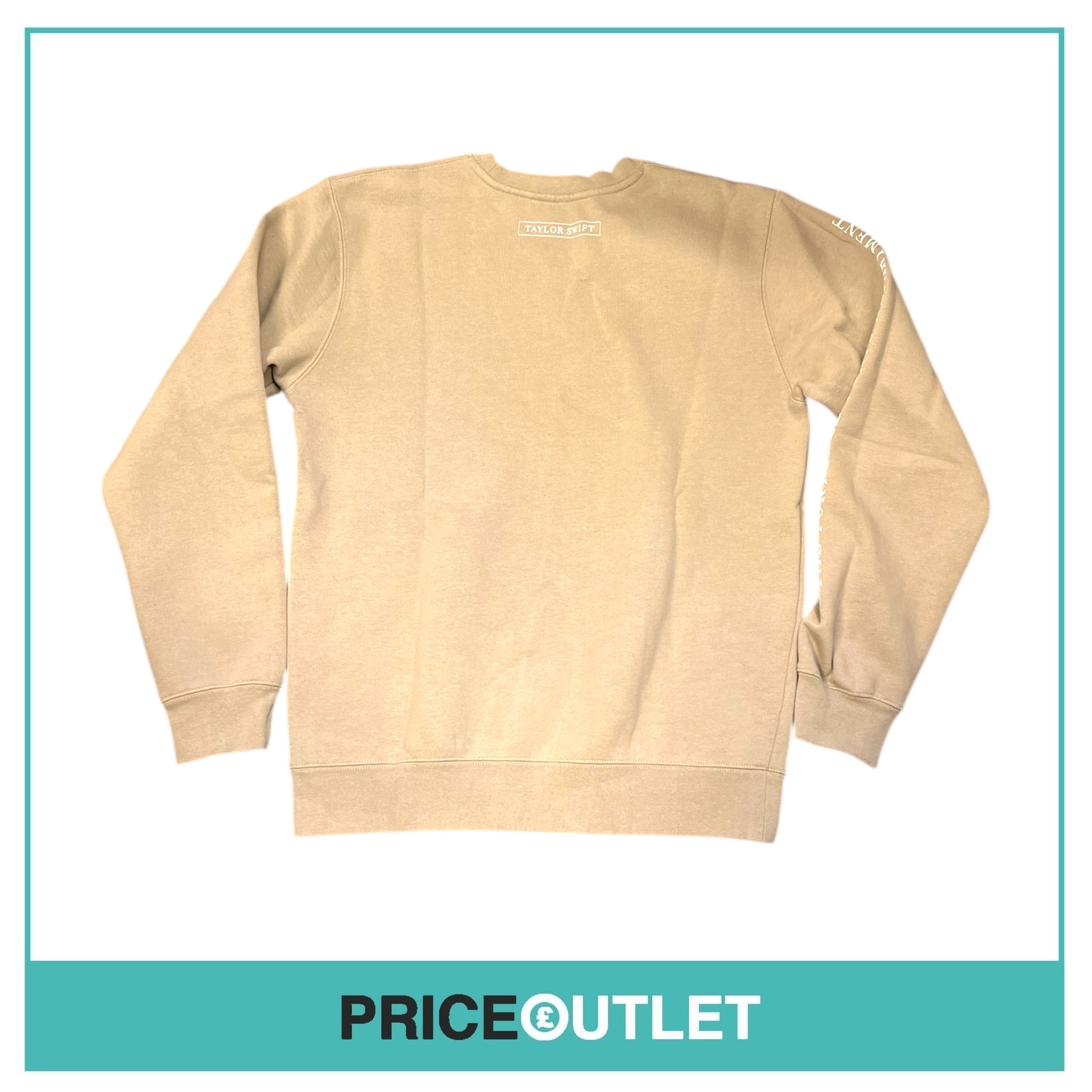 Taylor Swift - The Tortured Poets Department Light Grey Jumper (Size S)(Slight Damage)