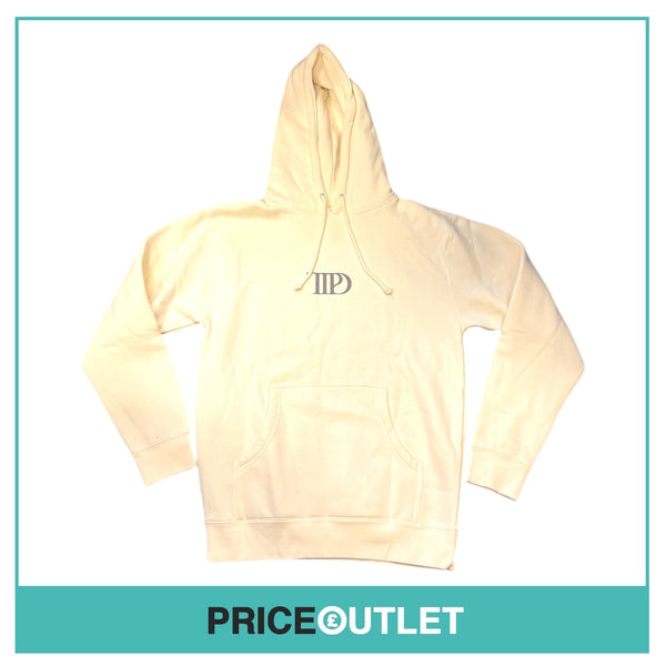 Original Taylor Swift - The Tortured Poets Department Cream Hoodie (Size S) (Slight Damage)