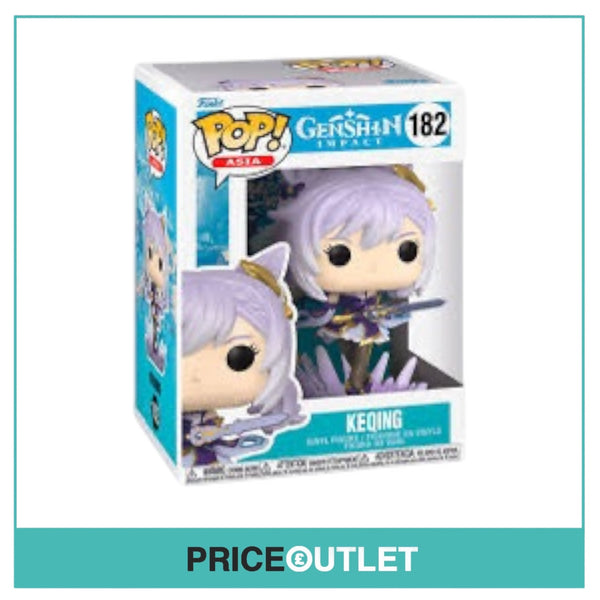 Funko - Genshin Impact - Keqing #182 - Brand New In A Free Pop Protector