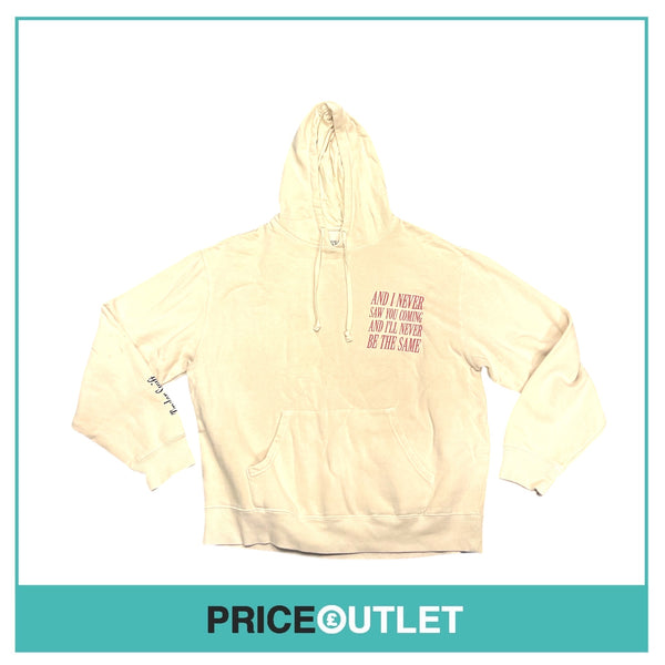 Original Taylor Swift - Red Album White Hoodie (Size L) (Slight Damage)