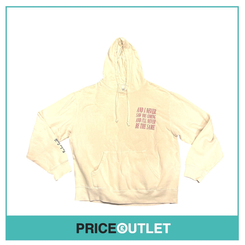 Original Taylor Swift - Red Album White Hoodie (Size L) (Slight Damage)