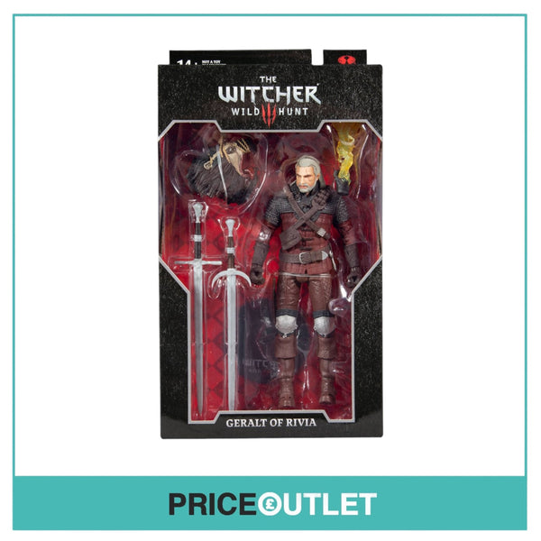 Mcfarlane Toys - The Witcher 3 Wild Hunt - Geralt Of Rivia Action Figure - Brand New