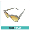 Yellow Lens White Frame Sunglasses With Gold Detail RRP £325