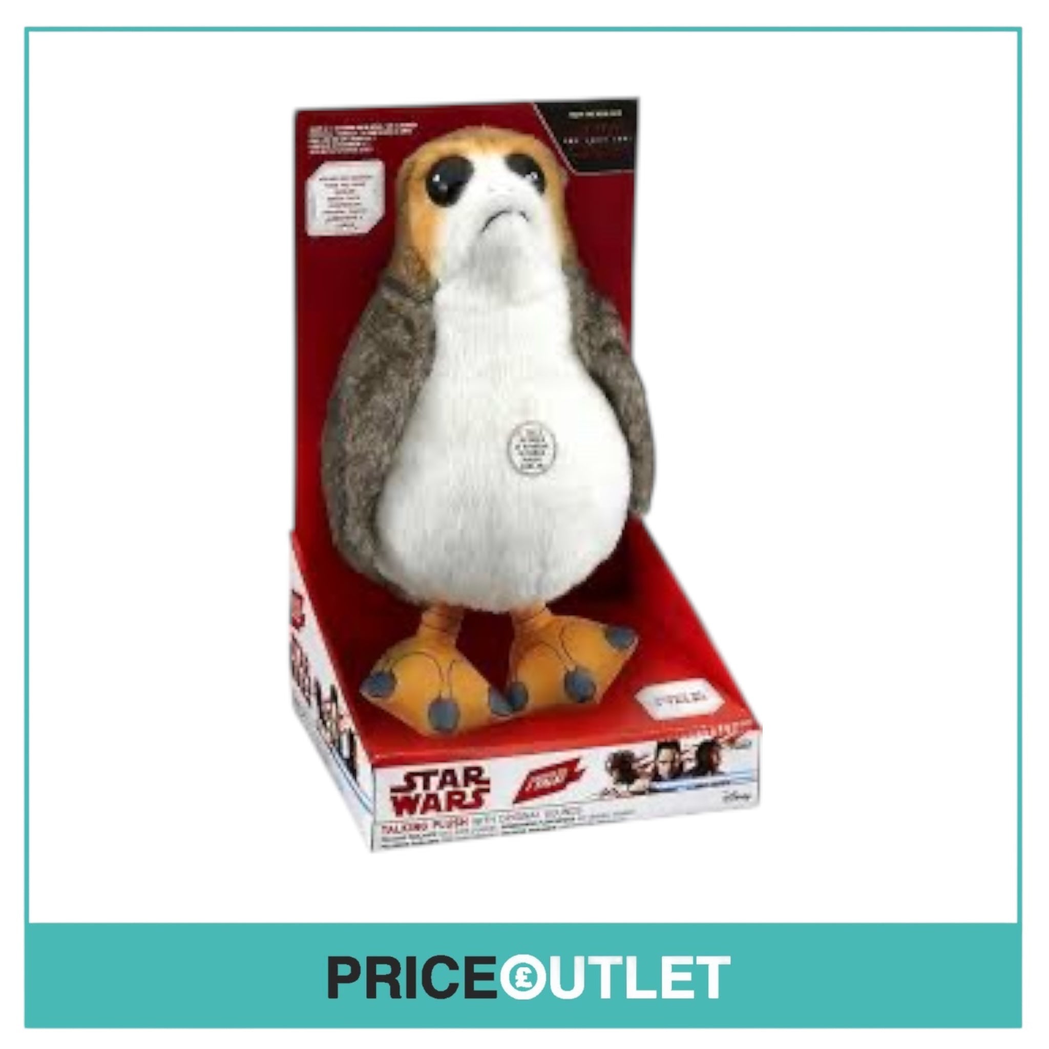 Funko - Star Wars - 12” Talking Porg Plush - Brand New