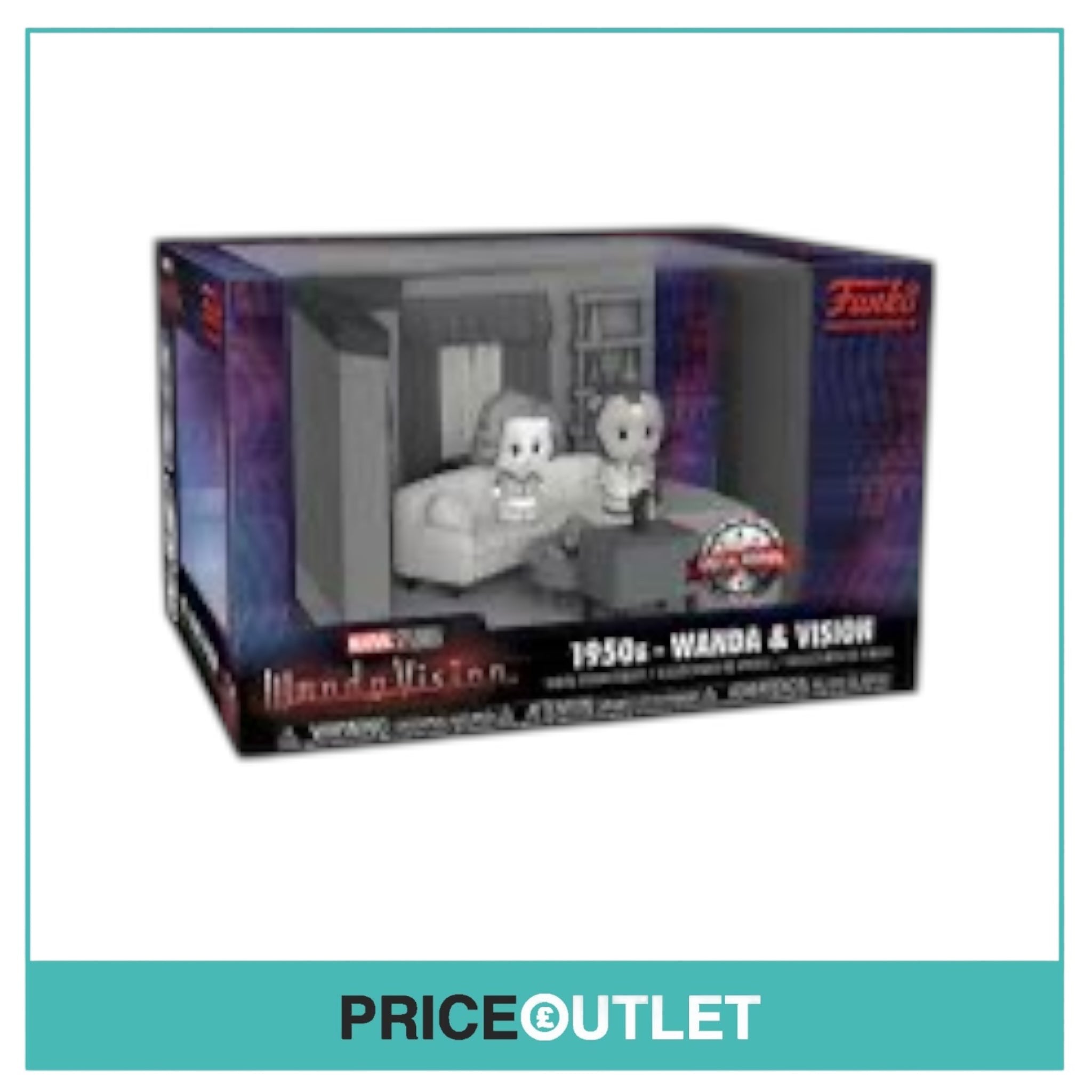 Funko - Marvel - Wanda Vision 1950’s Wanda & Vision Movie Moment - Brand New