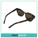 Yellow & Brown Tortoiseshell Print Frame Sunglasses With Gold Detail RRP £325