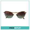 Pink Lens Sunglasses With Gold Frame Detail RRP £325