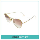 Pink Lens Sunglasses With Gold Frame Detail RRP £325