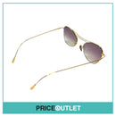 Pink Lens Sunglasses With Gold Frame Detail RRP £325