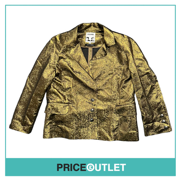 Rodnik - Gold Clockwork Jacket - Size 10 - BRAND NEW WITH TAGS