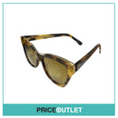 Pearlescent Yellow & Brown Tortoiseshell Print Frame Sunglasses RRP £325