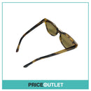 Pearlescent Yellow & Brown Tortoiseshell Print Frame Sunglasses RRP £325