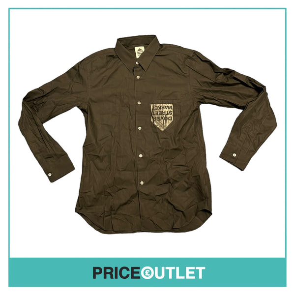 Dover Street Market - Mens Black Upside Down Logo Shirt - Size S - BRAND NEW WITH TAGS