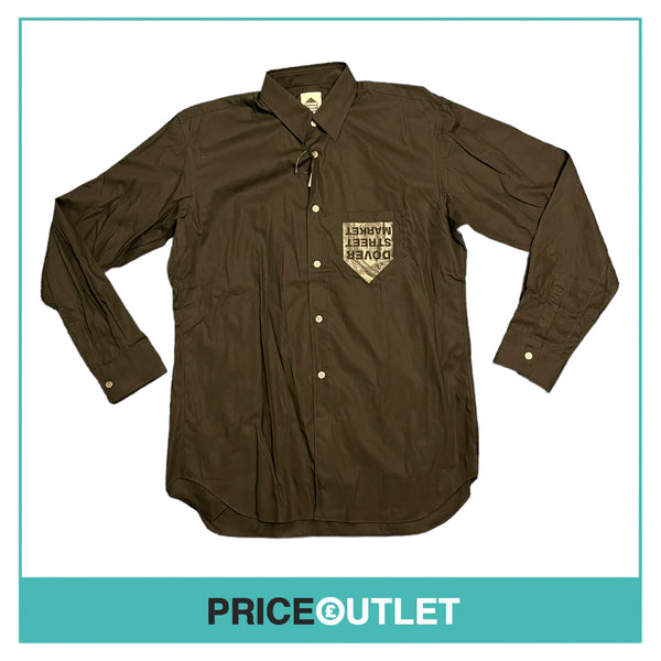 Dover Street Market - Mens Black Upside Down Logo Shirt - Size M - BRAND NEW WITH TAGS