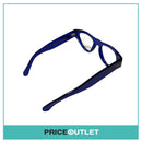 No Lens Deep Blue Frame Glasses RRP £325