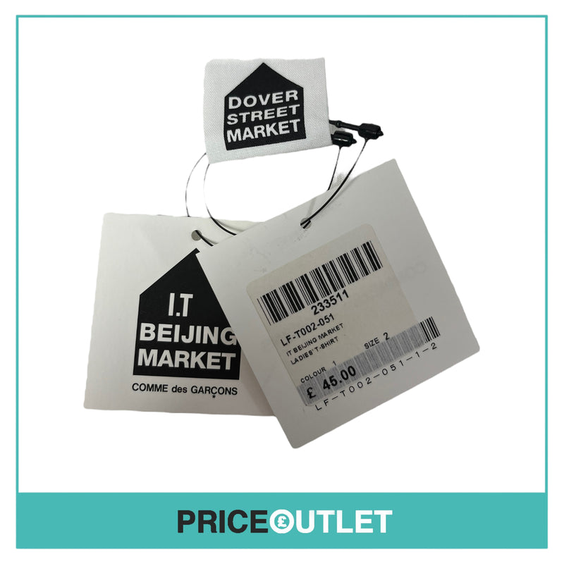 Dover Street Market - I.T Beijing Market Comme des Garçons Ladies T-Shirt - Size S - BRAND NEW WITH TAGS
