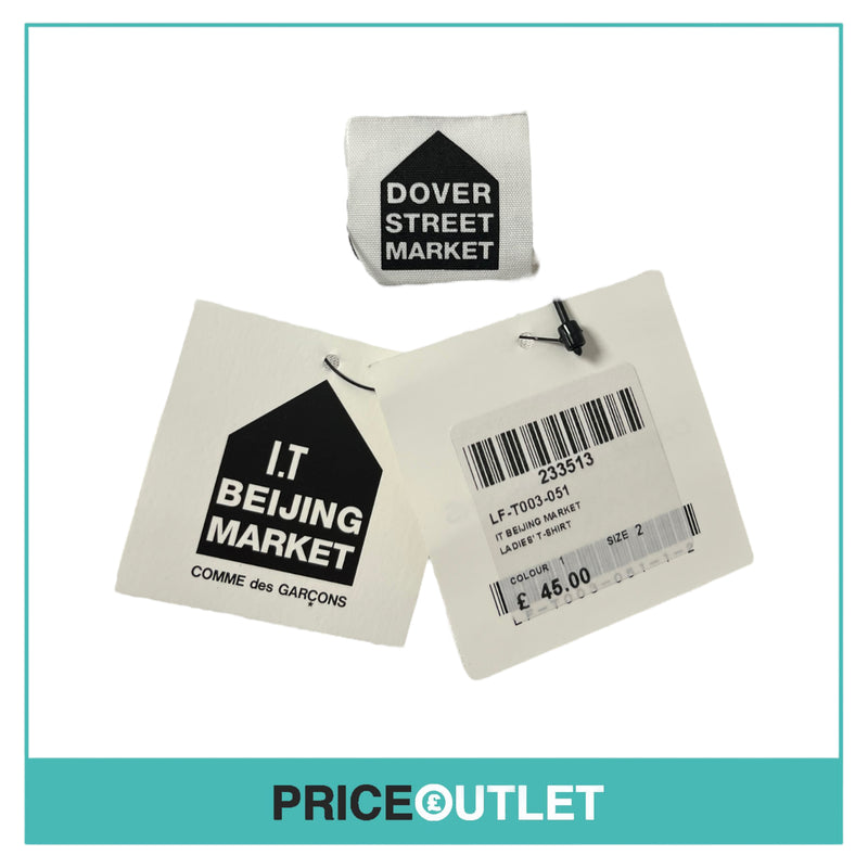 Dover Street Market - I.T Beijing Market Comme des Garçons Ladies T-Shirt - Size S - BRAND NEW WITH TAGS