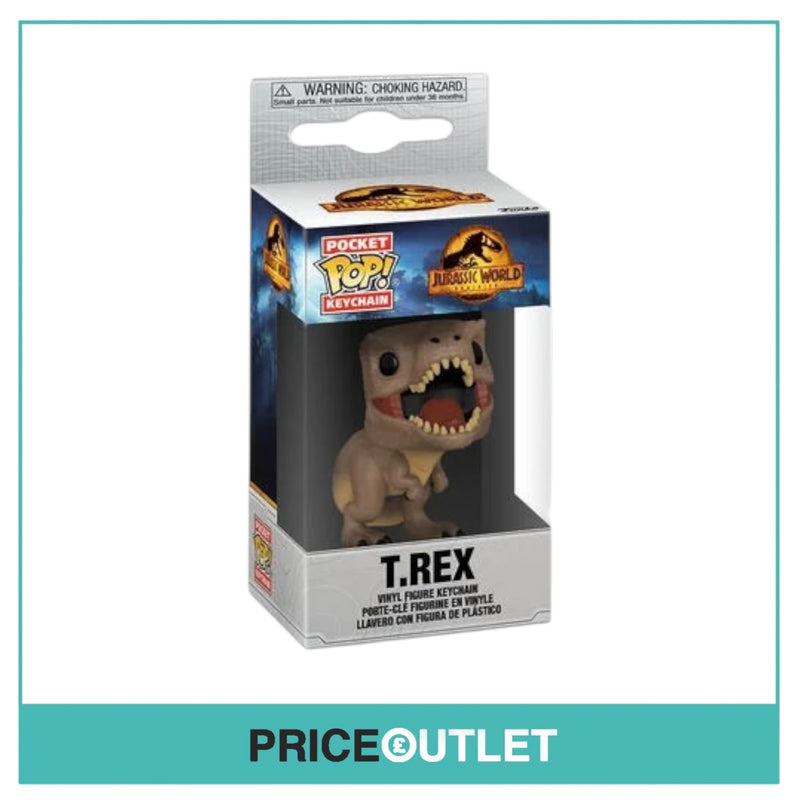 Funko - Jurassic World Dominion- T-rex Keychain - Brand New