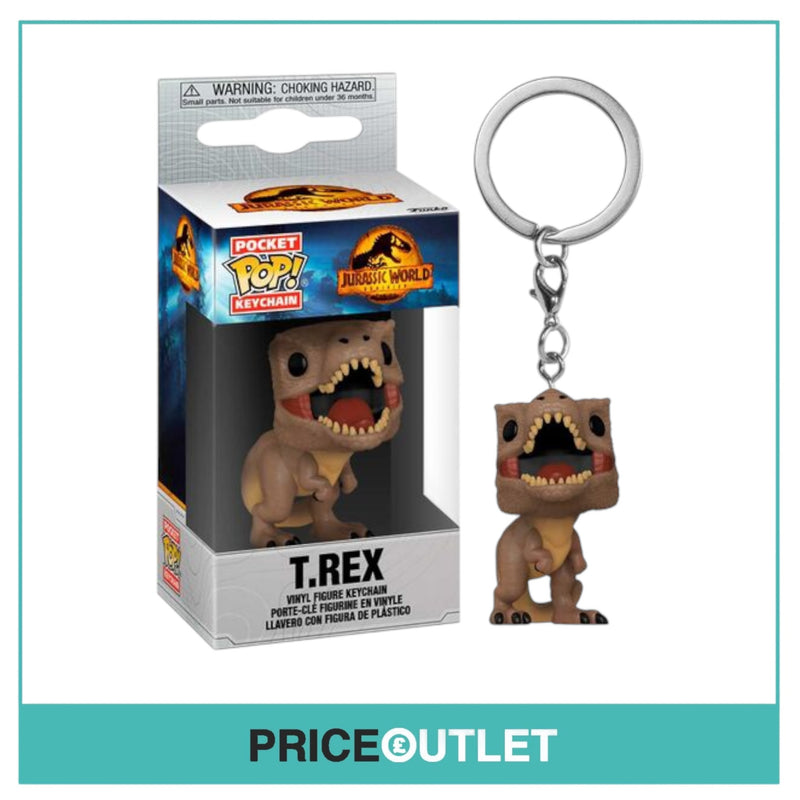 Funko - Jurassic World Dominion- T-rex Keychain - Brand New