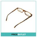 Clear Lens Yellow & Brown Translucent Tortoiseshell Frame Glasses RRP £325