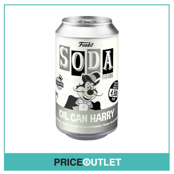 Oil Can Harry- Funko Soda Vinyl Figure! Box Of 6 - Mighty Mouse - International LE4500 Pcs - Brand New