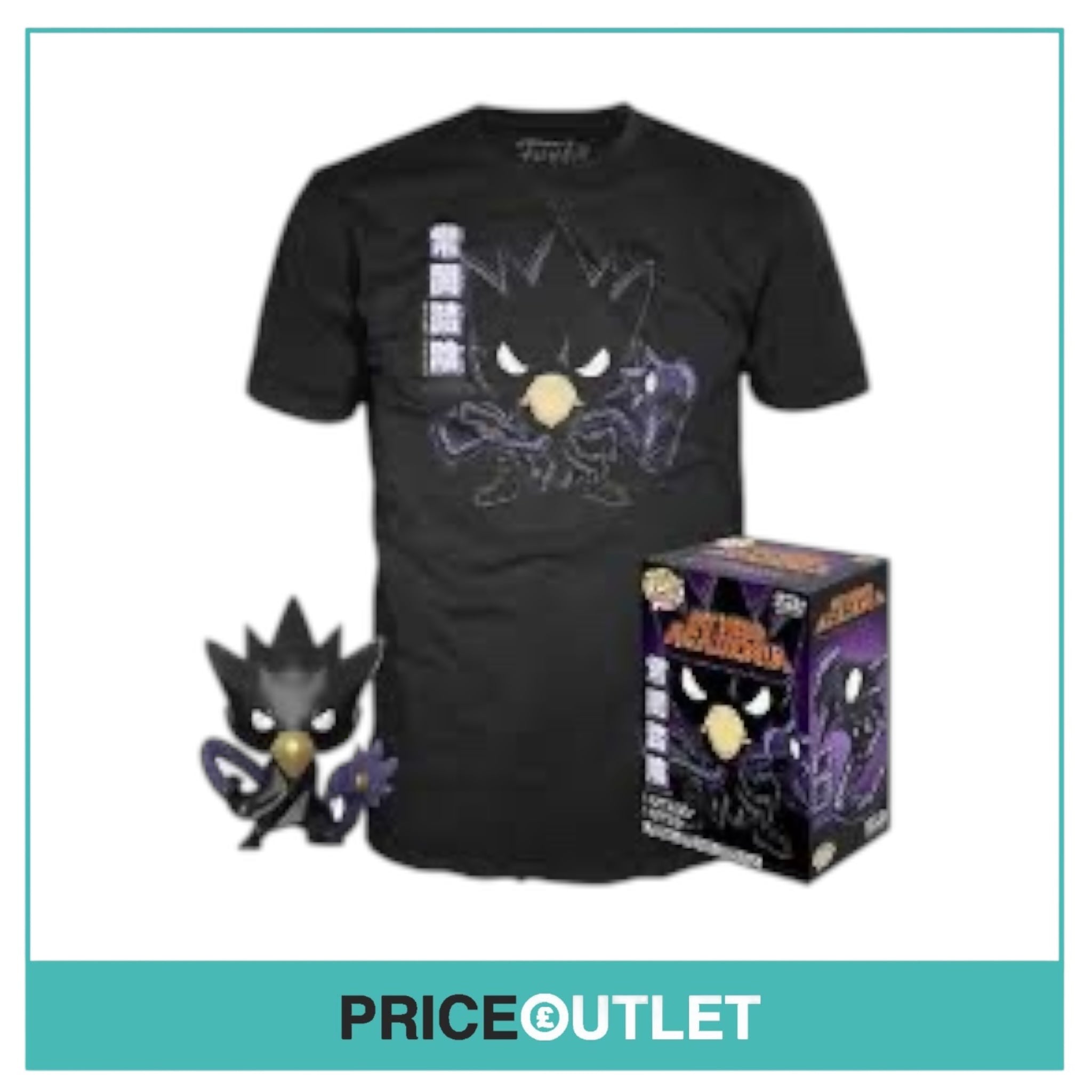 Funko - My Hero Academia - Fumikage Tokoyami Pop + Tee Large - Brand New