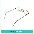 Clear Lens Brown Thin Frame Glasses RRP £325