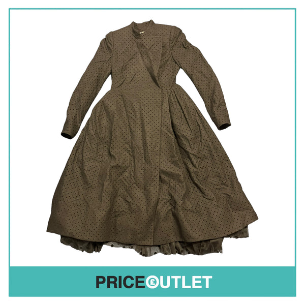 Lena Lumelsky - Black Polka Dot Clara Coat and Apron - Size XS - BRAND NEW WITH TAGS