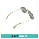 Reflective Rainbow Lens Sunglasses With Beige Arm Detail RRP £325