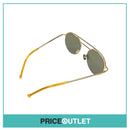 Purple Reflective Lens Sunglasses With Gold Frame RRP £325