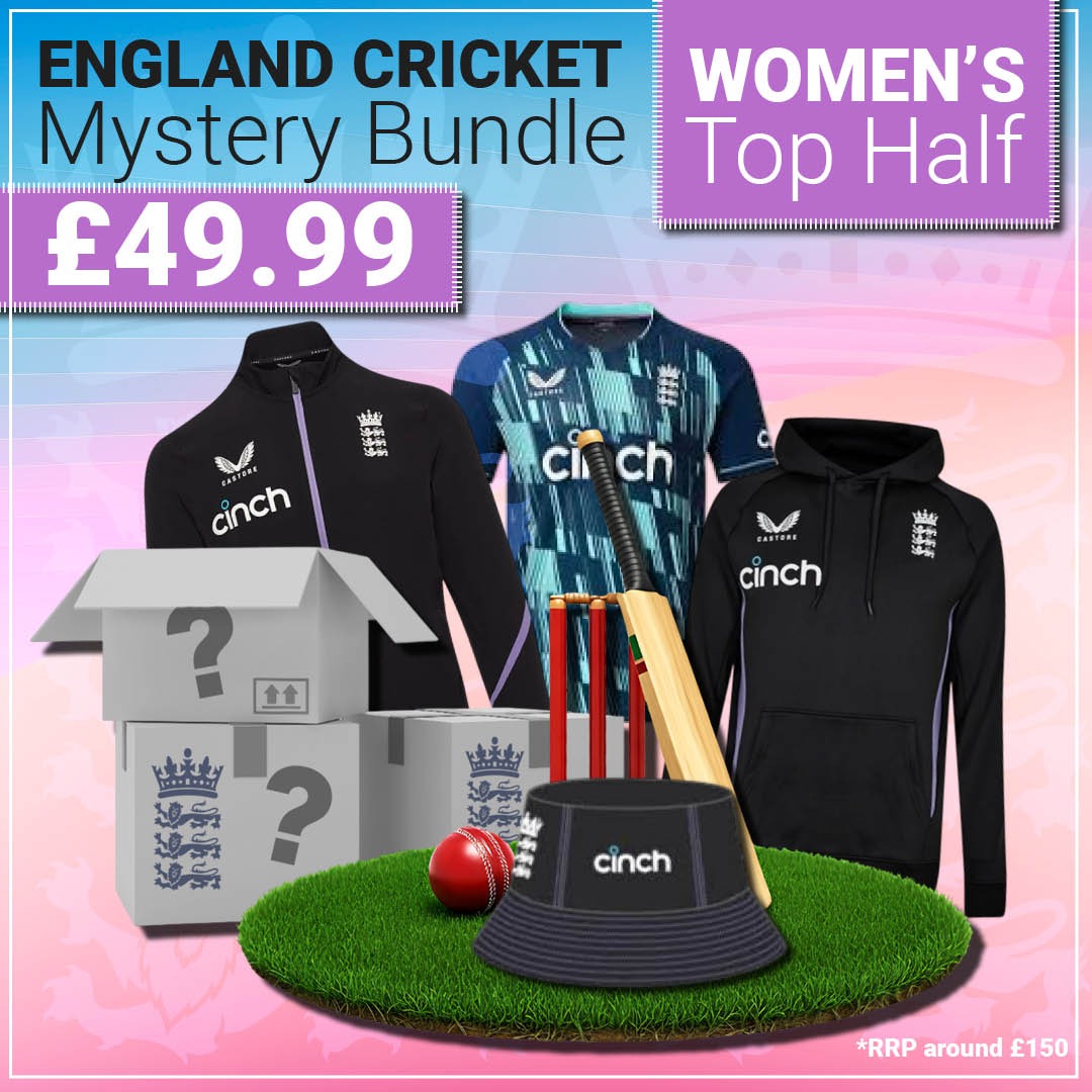 Castore - England Cricket Random Tops Bundle - Size 14