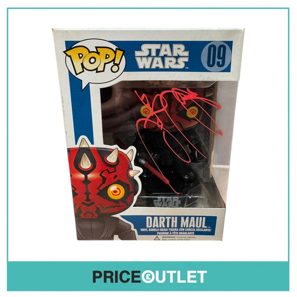 Funko - Star Wars Darth Maul #09 Signed By Ray Park - Damaged