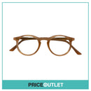 Clear Lens Translucent Peach Round Frame Glasses RRP £325