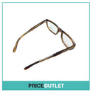 Clear Lens Brown Translucent Striped Patterned Glasses RRP £325 (2)