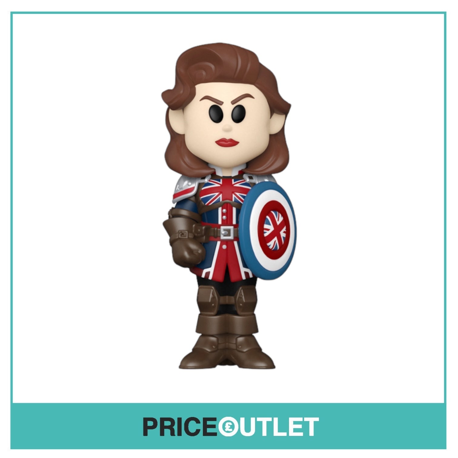Captain Carter- Funko Soda Vinyl Figure! Chance Of Chase - Marvel What IF? - International LE10000 Pcs - Brand New