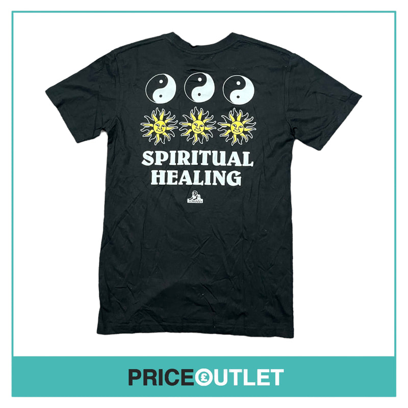 Jungles Jungles - Spiritual Healing Black T-Shirt - Size S - BRAND NEW WITH TAGS