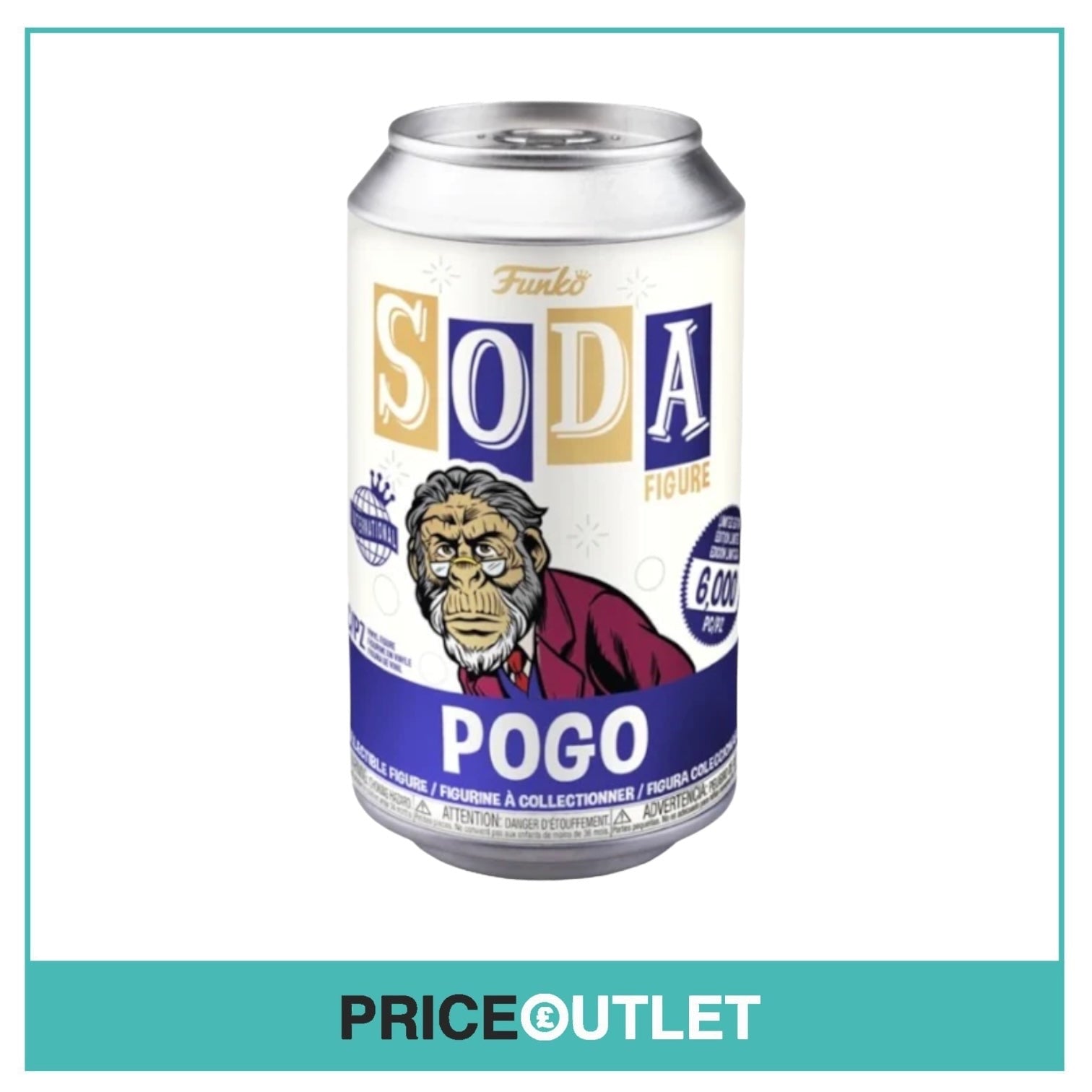 Pogo Funko Soda Vinyl Figure! - The Umbrella academy - International LE6000 Pcs - Box of 6