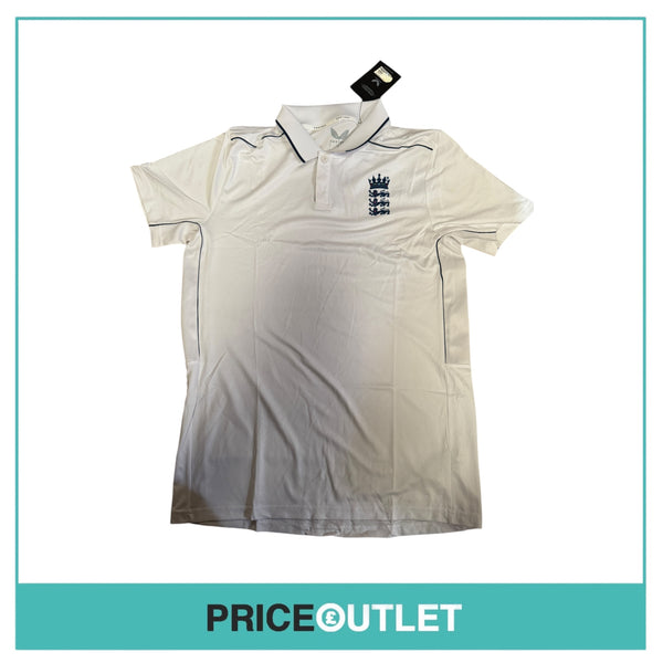 Castore England cricket. Ecb test pro ss shirt - non spon Size uk medium