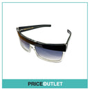 Clear & Black Square Frame Sunglasses RRP £325