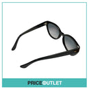 Black Crack Effect Cat Eye Sunglasses RRP £325
