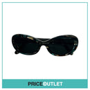 Blue, Beige & Brown Patterned Shimmer Sunglasses RRP £325